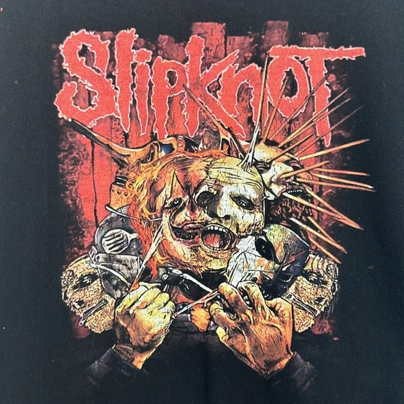 Slipknot Brain Reaper Graphic Tee Sz S Horror Punk Rock - Picture 2 of 5